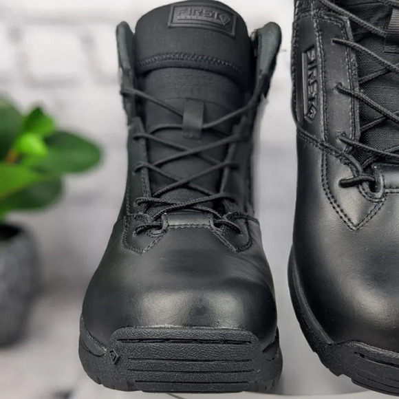 First Tactical leather boots, 9.5D M, 6" zip, duty, work, range, first responder - Picture 8 of 14